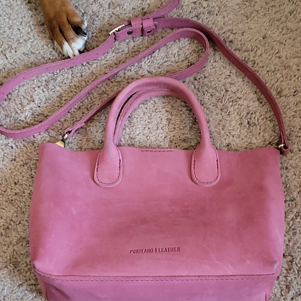 Portland Leather Pink Women's Bag